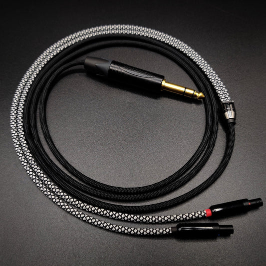 Sennheiser HD800 / HD800s Headphone Cable - Single Sleeve