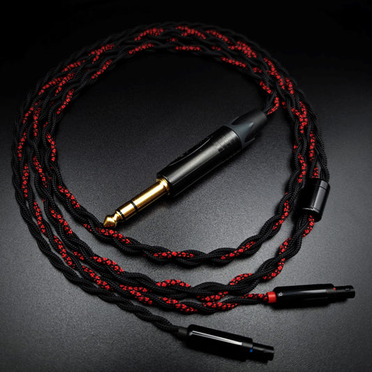 Sennheiser HD800 / HD800s Headphone Cable - Braided sleeved