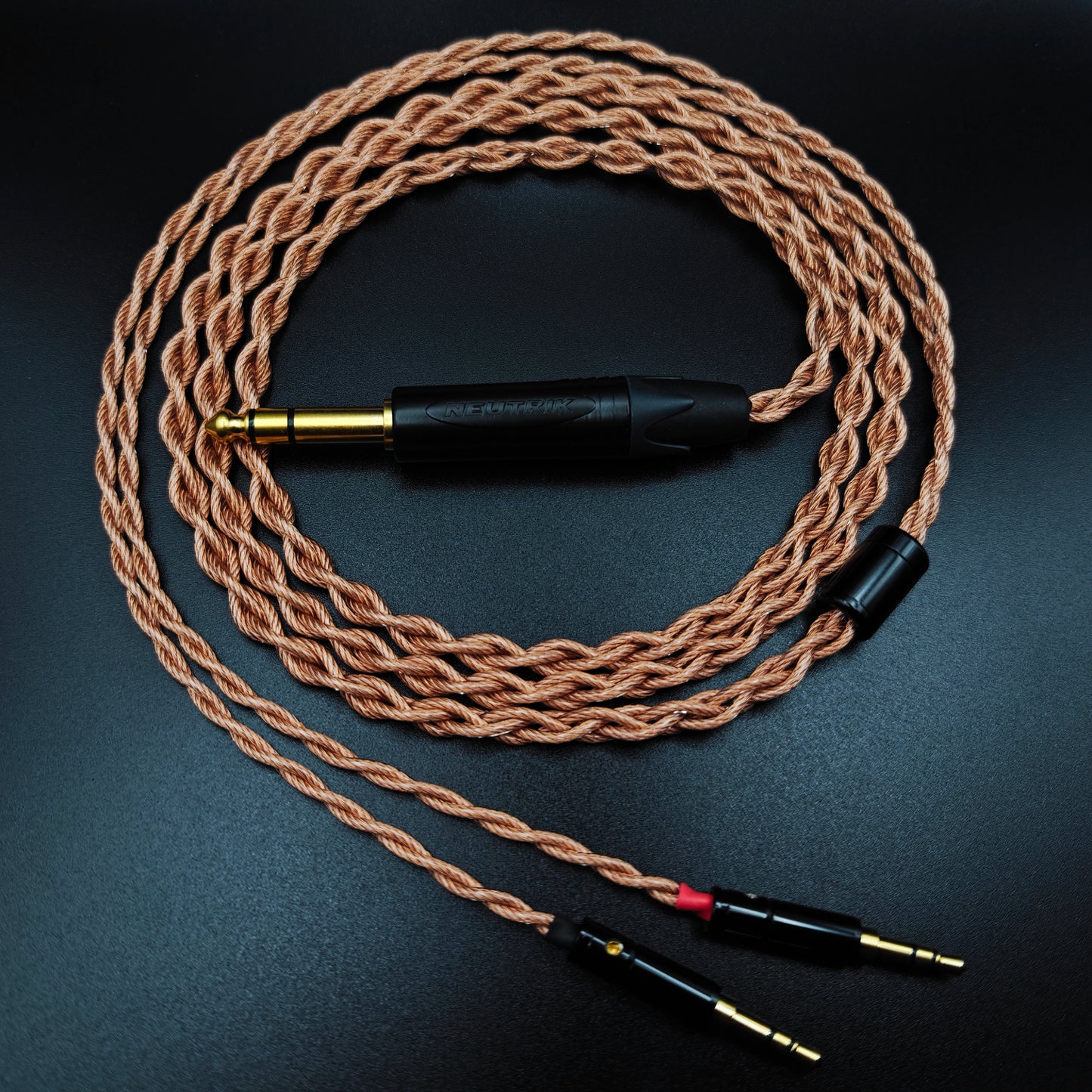 Dual 3.5mm Headphone Cable - Unsleeved