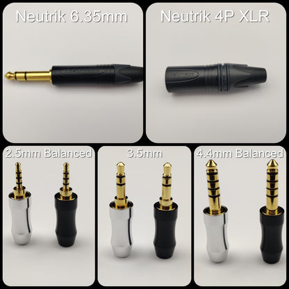 Dual 0.78mm Cable - Braided Sleeved